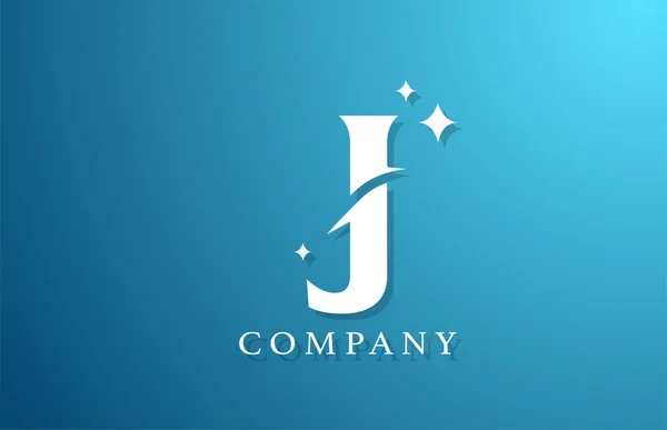 Μπλε Λευκό Αλφάβητο Κλίση Λογότυπο Γράμμα Για Τις Επιχειρήσεις Σχεδιασμός — Διανυσματικό Αρχείο