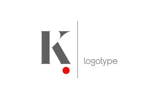Rot Weiß Grau Einzigartiges Alphabet Buchstaben Logo Für Unternehmen Kreative — Stockvektor