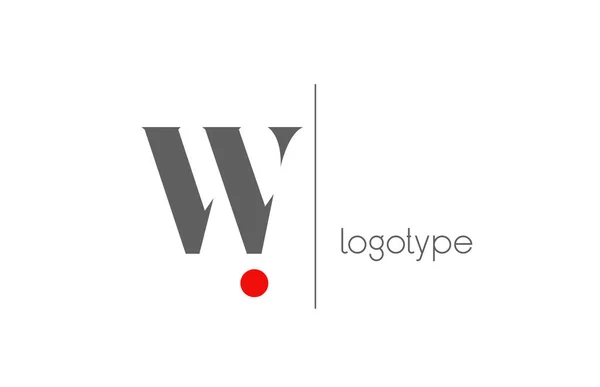 Червоний Білий Сірий Унікальний Логотип Літери Бізнесу Креативний Фірмовий Стиль — стоковий вектор