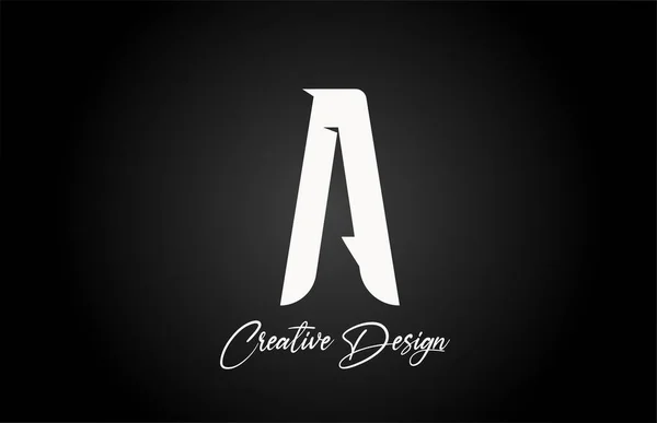 Design Ícone Logotipo Letra Alfabeto Simples Letras Criativas Elegantes Identidade — Vetor de Stock