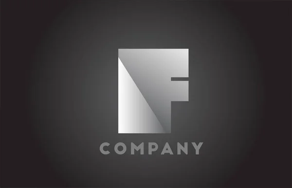 Noir Blanc Lettre Alphabet Géométrique Logo Pour Les Entreprises Brading — Image vectorielle