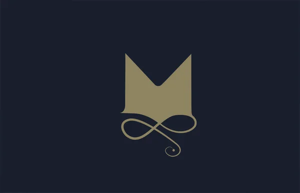 Elegante Monograma Ornamento Alfabeto Letra Ícone Logotipo Para Negócio Brading — Vetor de Stock