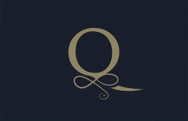 Elegantní Monogram Ornament Abeceda Písmeno Symbol Logo Pro Podnikání Ročník — Stockový vektor