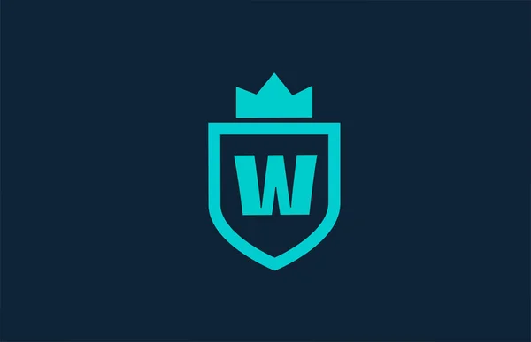 Niebieska Ikona Logo Alfabetu Ekranu Dla Firmy Literą Kreatywny Design — Wektor stockowy