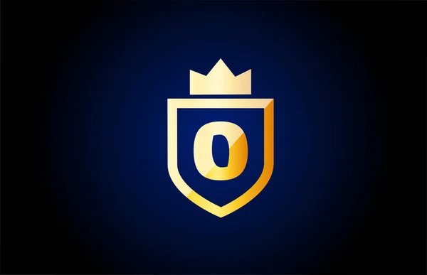 Ouro Alfabeto Letra Logotipo Ícone Design Para Empresa Identidade Negócios —  Vetores de Stock