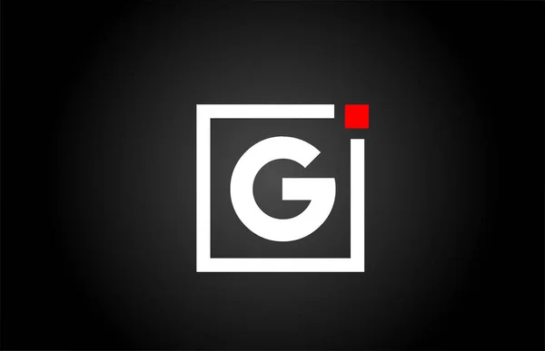 Логотип Піктограми Літери Чорно Білого Кольору Дизайн Компанії Бізнесу Квадратною — стоковий вектор