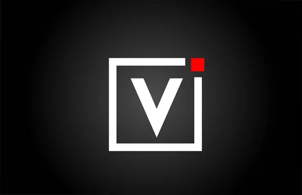 Alfabetet Bokstav Ikon Logotyp Svart Och Vitt Färg Företag Och — Stock vektor