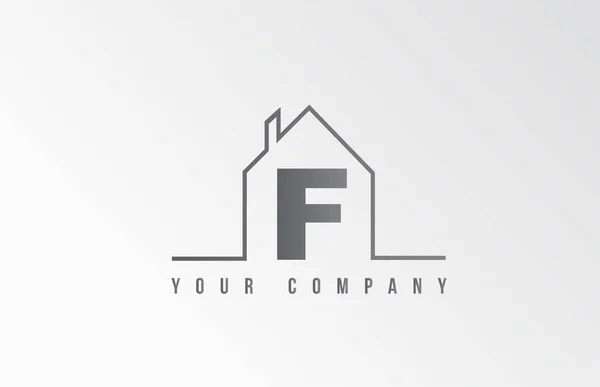 Home Alphabet Logo Icon Letter Design House Real Estate Company — Stock Vector