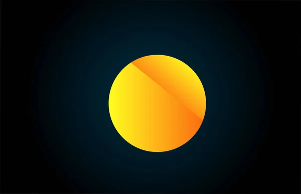 Alfabeto Geométrico Logotipo Letra Para Empresa Negócios Com Cor Amarela — Vetor de Stock
