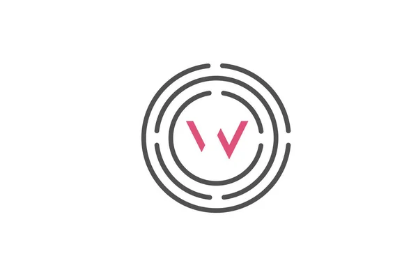 Ροζ Λογότυπο Σχεδιασμό Γράμμα Σχεδιασμό Κύκλους Σχεδιασμός Εικονιδίου Αλφαβήτου Μάρκετινγκ — Διανυσματικό Αρχείο