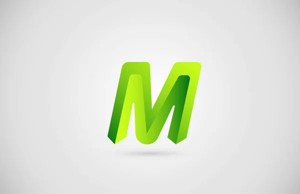 Seta Verde Ícone Logotipo Letra Alfabeto Para Empresa Negócios Design —  Vetores de Stock