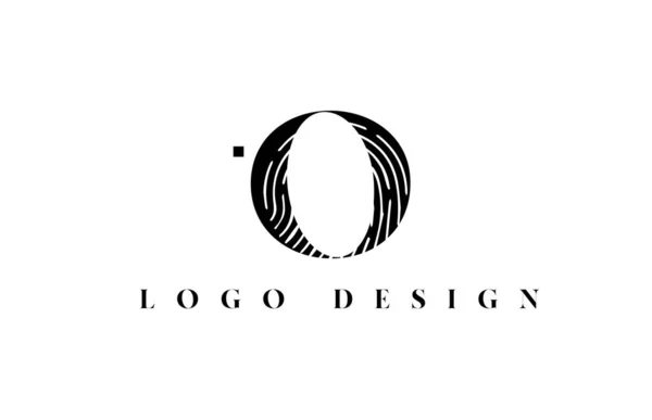 Negro Blanco Alfabeto Letra Icono Del Logotipo Diseño Patrones Para — Archivo Imágenes Vectoriales
