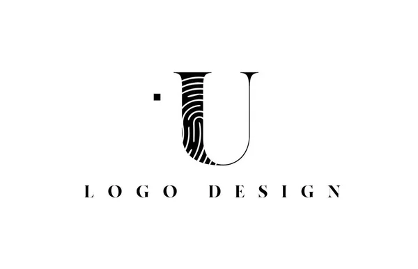 Lettre Alphabet Noir Blanc Icône Logo Conception Modèle Pour Identité — Image vectorielle