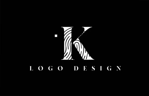 Піктограма Логотипу Літери Дизайн Візерунка Компанії Бізнес Ідентичності Чорно Білому — стоковий вектор