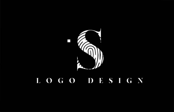 Letra Alfabeto Logotipo Ícone Design Padrão Para Empresa Identidade Comercial — Vetor de Stock