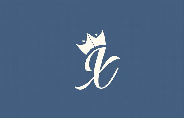 Mão Escrita Alfabeto Letra Logotipo Ícone Tipografia Negócios Com Coroa —  Vetores de Stock
