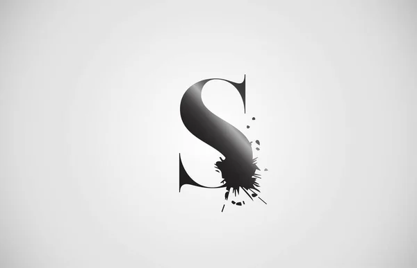 Splash Alfabet Letter Pictogram Voor Corporate Grunge Design Geschikt Voor — Stockvector