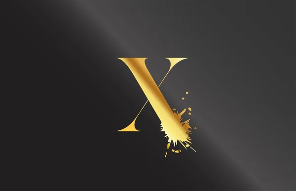Počáteční Písmenko Pro Korporátní Grunge Design Vhodný Pro Firemní Logo — Stockový vektor