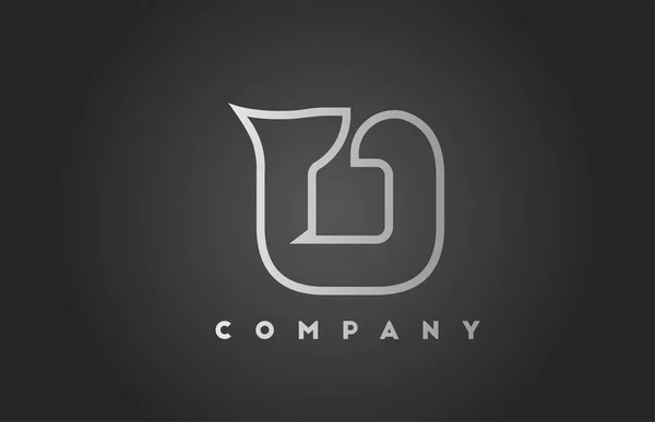 Créatif Gradient Gradient Alphabet Lettre Logo Pour Modèle Entreprise Conception — Image vectorielle