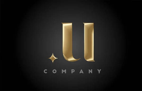 Métal Alphabet Lettre Icône Logo Modèle Design Entreprise Affaires Avec — Image vectorielle