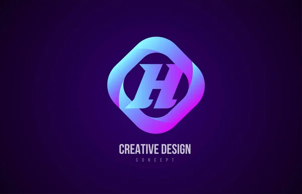 Иконка Логотипа Розовой Буквы Креативный Дизайн Искушает Компанию Бизнес — стоковый вектор