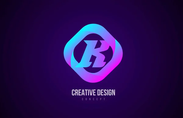 Roze Alfabet Letter Logo Pictogram Creatief Ontwerp Sjabloon Voor Bedrijf — Stockvector