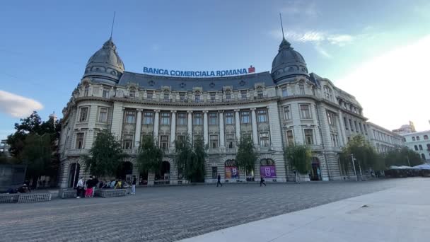 Bucarest Roumanie Septembre 2021 Vidéo Voyage Merveilleuse Ville Bucarest Roumanie — Video