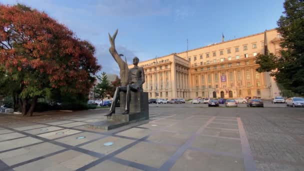 Βουκουρέστι Ρουμανία Σεπτεμβρίου 2021 Travel Video Από Την Υπέροχη Πόλη — Αρχείο Βίντεο