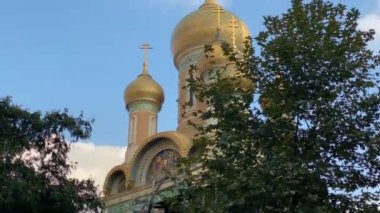 Bükreş, Romanya - 21 Eylül 2021 - Romanya 'nın harika Bükreş kentinin 4k' lik seyahat videosu