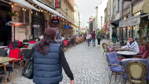 Boekarest Roemenië September 2021 Reisvideo Van Prachtige Stad Boekarest Roemenië — Stockvideo