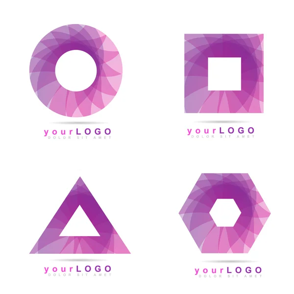 Icône d'élément de logo géométrique — Image vectorielle