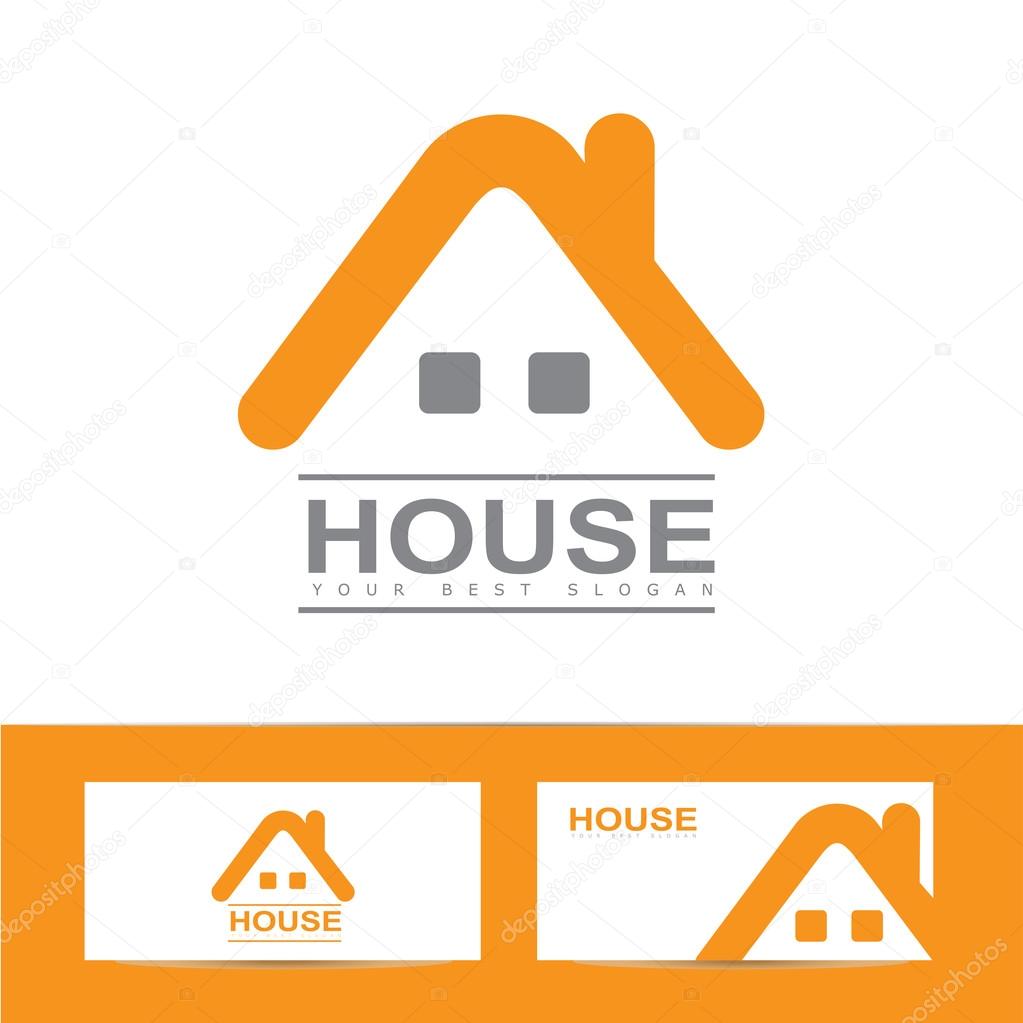 Real estate house logo