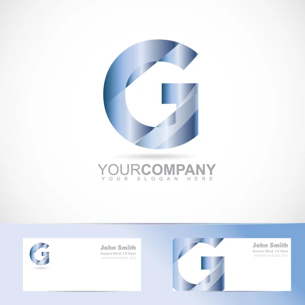 Brief g logo — Stockvector