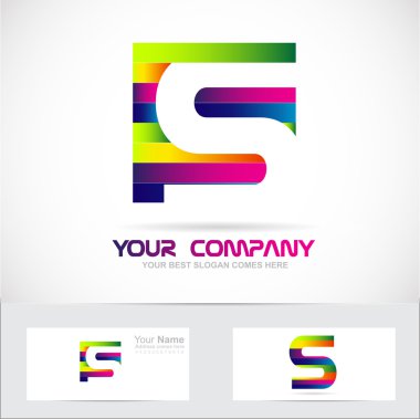 S harfi renkler logo