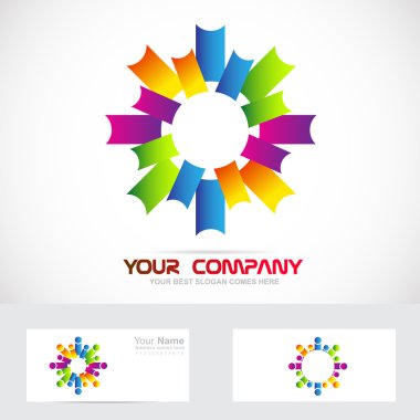 Colors corporate business logo