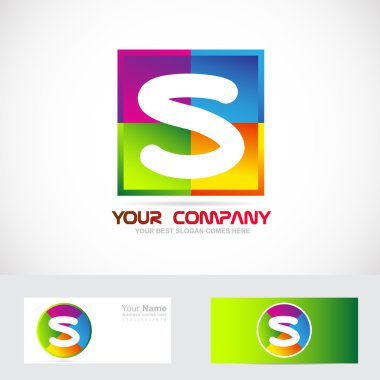 Letter S logo colors