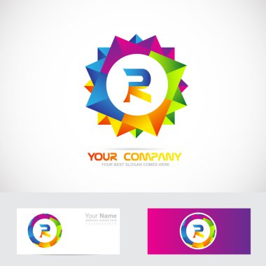 R harfi logosu