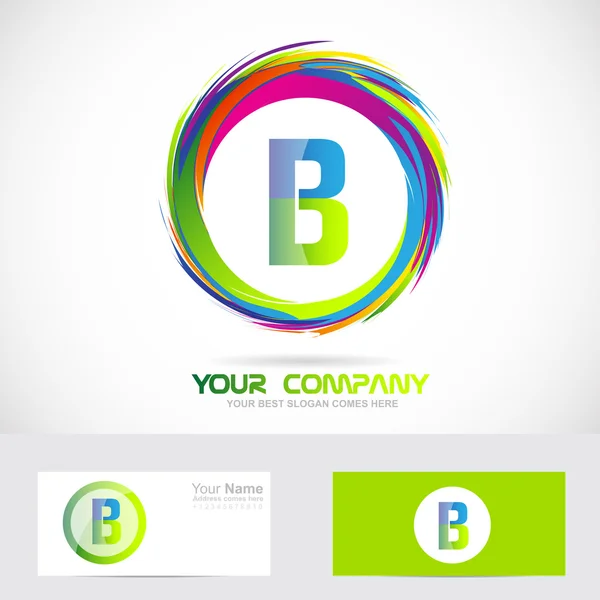 Letter b logo — Stock Vector