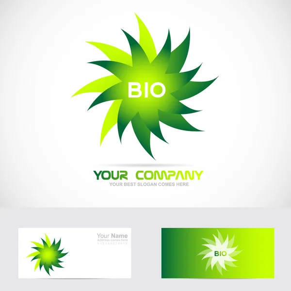 Логотип BIO — стоковый вектор