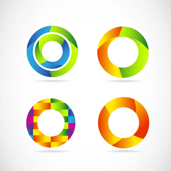 Circle logo set — Wektor stockowy