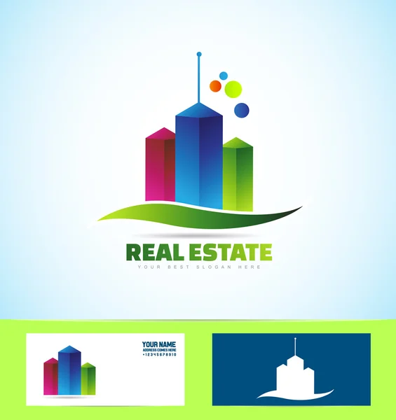 Real estate logo — Stock Vector