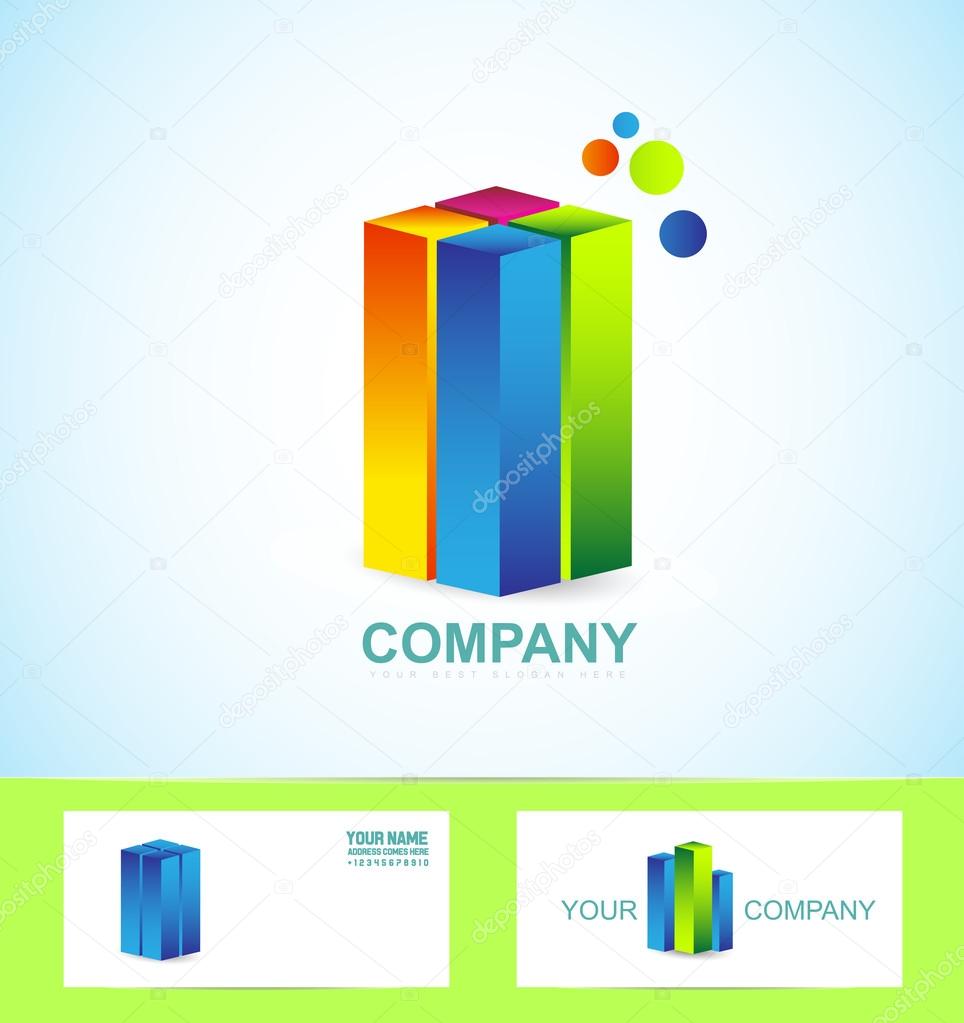 Real estate business corporate logo icon
