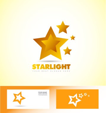 Yıldız logo simge seti