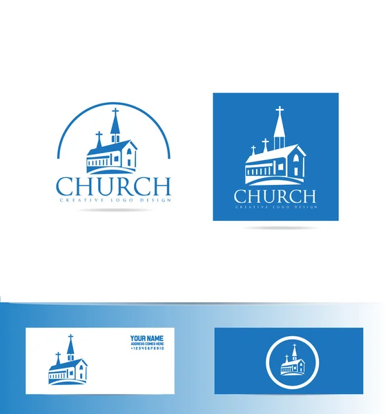 Logotipo Igreja —  Vetores de Stock