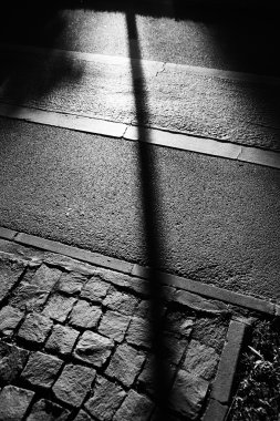 Park sanatsal kaldırım yol