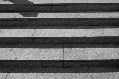 Merdiven siyah beyaz yakın çekim