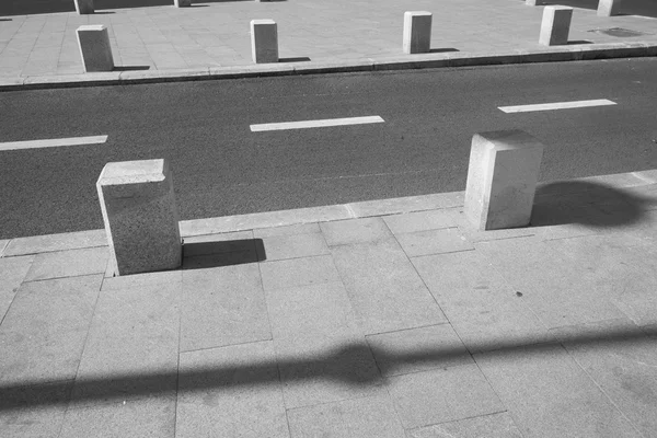 Schwarz-weiße Straße — Stockfoto
