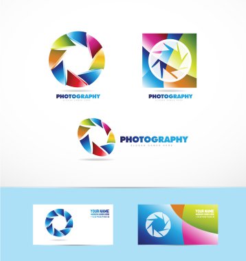 Fotoğraf çekim diyafram logo simge