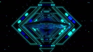 teleport parlak soyut vizyonu