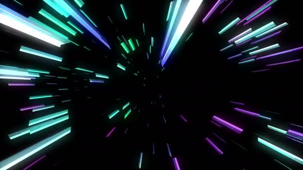 Абстрактний хаотичний барвистий фон — стокове відео